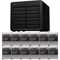 Thumbnail for Synology DS2422+ Quad Core 2.2Ghz 12-Bay NAS with 4GB RAM and 144TB (12 x 12TB) of Synology Enterprise (HAT5300) Drives