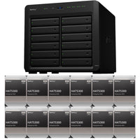 Thumbnail for Synology DS2422+ Quad Core 2.2Ghz 12-Bay NAS with 4GB RAM and 96TB (12 x 8TB) of Synology Enterprise (HAT5300) Drives