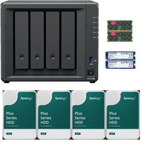 Thumbnail for Synology DS1522+ 5-BAY DiskStation with 16GB RAM and 800GB (2x400GB) Cache and 20TB (5x4TB) Synology Plus Drives Fully Assembled and Tested