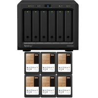 Thumbnail for Synology DS620slim 6-BAY DiskStation with 2GB RAM and 23.04TB (6 x 3840GB) of Synology Enterprise SSDs Fully Assembled and Tested
