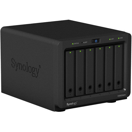 Synology DS620slim 6-BAY DiskStation with 2GB RAM and 23.04TB (6 x 3840GB) of Synology Enterprise SSDs Fully Assembled and Tested