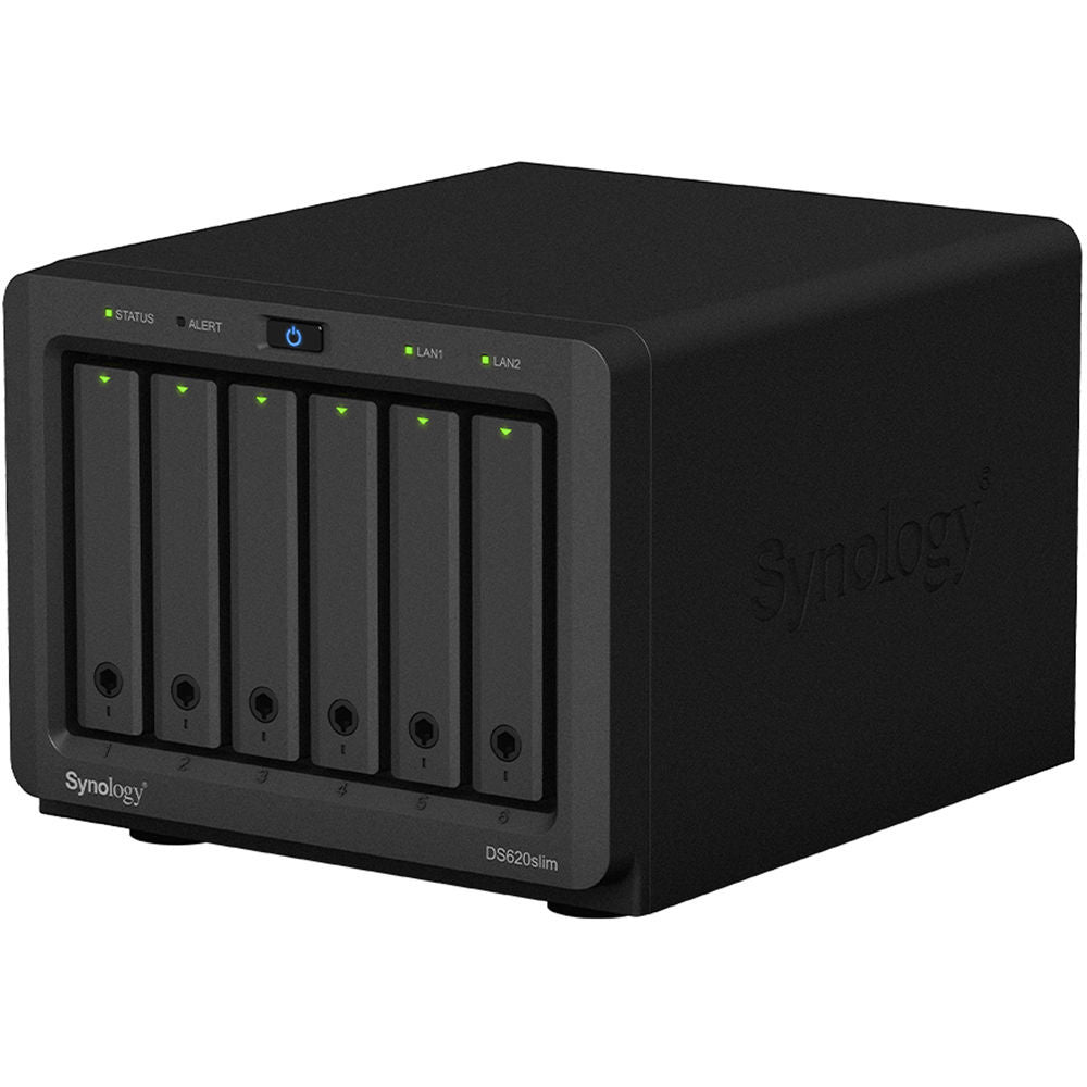 Synology DS620slim 6-BAY DiskStation with 2GB RAM and 5.76TB (6 x 960GB) of Synology Enterprise SSDs Fully Assembled and Tested