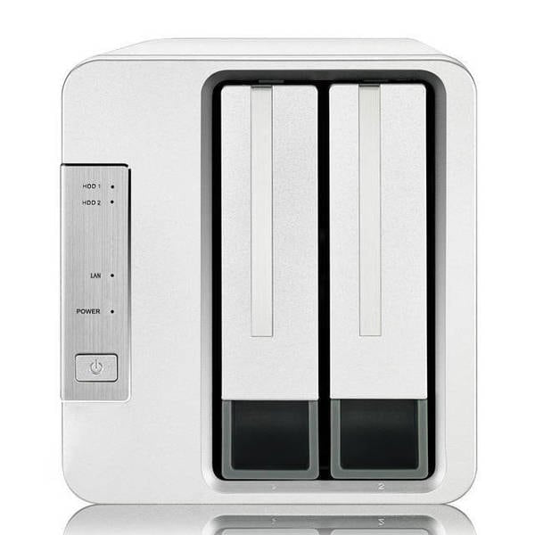 TerraMaster F2-210 2-Bay Home NAS with 4TB (2 x 2TB) of Seagate Ironwolf NAS Drives Fully Assembled and Tested
