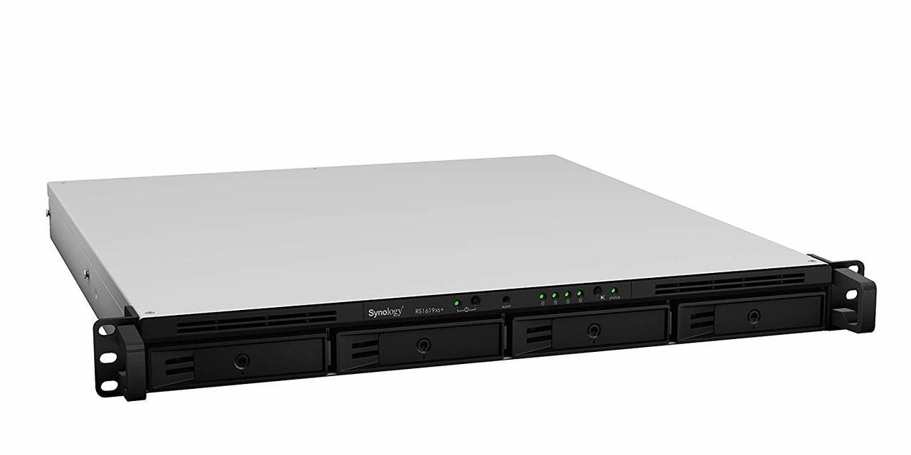 RS1619xs+ 4-BAY RackStation with 8GB RAM and 64TB (4 x 16TB) of HAT5300 Synology Enterprise Drives