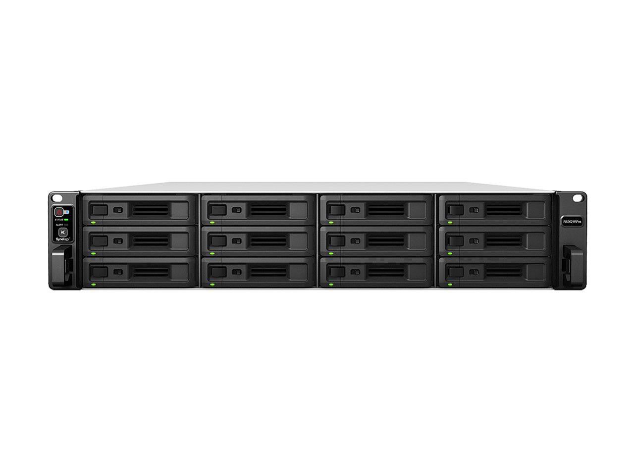 Synology RS3621RPxs 12-BAY RackStation with 64GB RAM and 192TB (12 x 16TB) of HAT5300 Synology Enterprise Drives