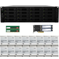 Thumbnail for Synology RS4021xs+ 16-BAY RackStation with 32GB RAM, M2D20 with 800GB (2x400GB) Synology CACHE, and 288TB (16 x 18TB) of Synology Enterprise Drives Fully Assembled and Tested