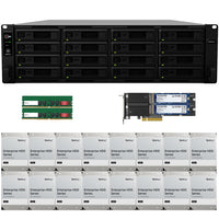 Thumbnail for Synology RS4021xs+ 16-BAY RackStation with 32GB RAM, M2D20 with 1.6TB (2x800GB) Synology CACHE, and 64TB (16 x 4TB) of Synology Enterprise Drives Fully Assembled and Tested