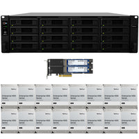 Thumbnail for Synology RS4021xs+ 16-BAY RackStation with 16GB RAM, M2D20 with 1.6TB (2x800GB) Synology CACHE, and 64TB (16 x 4TB) of Synology Enterprise Drives Fully Assembled and Tested