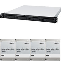 Thumbnail for RS822+ 4-Bay RackStation with 2GB RAM and 96TB (4 x 24TB) of Synology Enterprise Drives