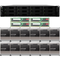 Thumbnail for Synology SA3400 12-BAY Enterprise RackStation with 128GB RAM and 192TB (12 x 16TB) Synology HAT5300 Enterprise SATA Drives Fully Assembled and Tested