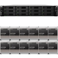 Thumbnail for Synology SA3600 12-BAY Enterprise RackStation with 16GB RAM and 144TB (12 x 12TB) Synology HAT5300 Enterprise SATA Drives Fully Assembled and Tested