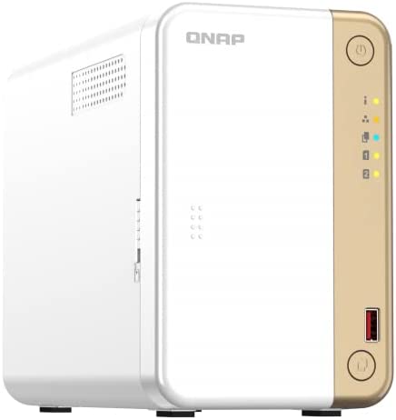 TS-262 2-BAY NAS with 4GB RAM and 4TB (2x2TB) of Seagate Ironwolf NAS Drives Fully Assembled and Tested