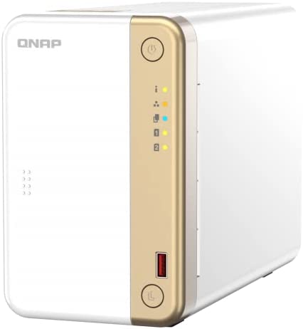 TS-262 2-BAY NAS with 4GB RAM and 4TB (2x2TB) of Seagate Ironwolf NAS Drives Fully Assembled and Tested